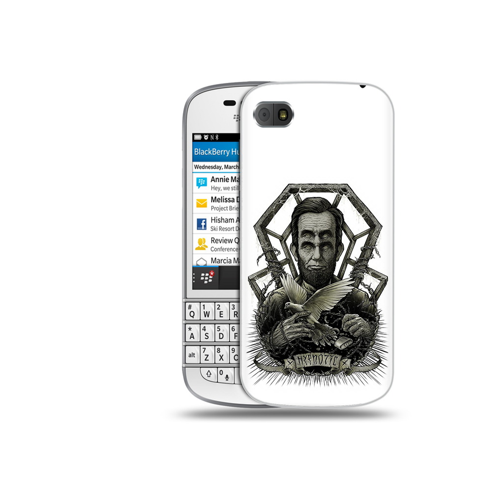 

Чехол MyPads Tocco для BlackBerry Q10 франклин абстракция, Прозрачный, Tocco