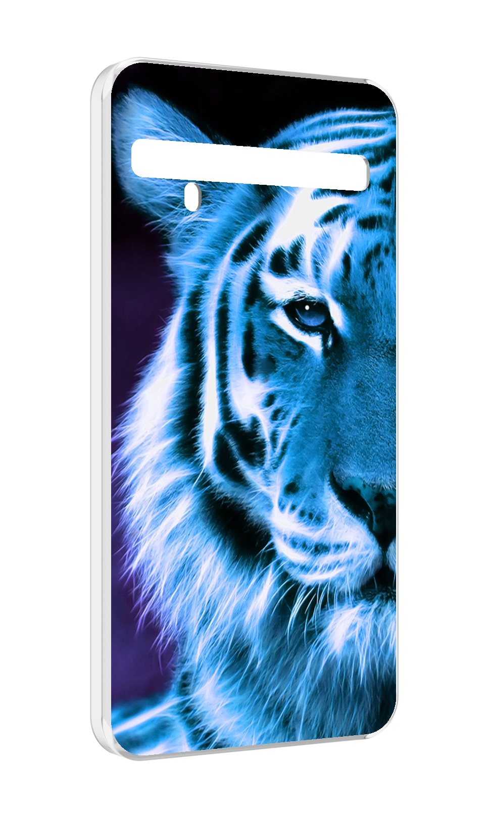 

Чехол MyPads Половина-тигра мужской для TCL 10 Pro / TCL 10 + Plus, Прозрачный, Tocco