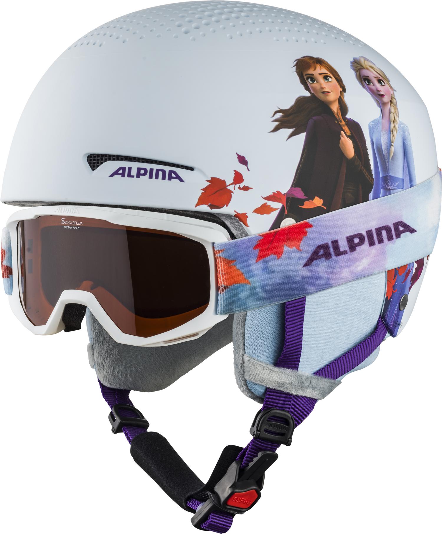 фото Горнолыжный шлем alpina zupo disney set 2021, frozen ii, xxs