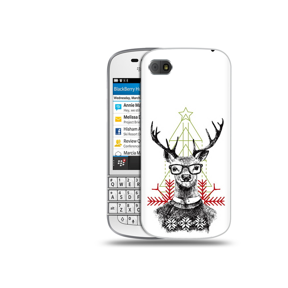 

Чехол MyPads Tocco для BlackBerry Q10 умный олень, Прозрачный, Tocco