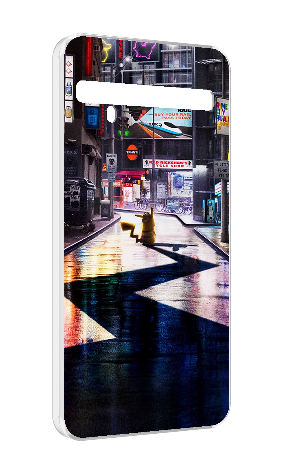 

Чехол MyPads Пикачу-в-городе для TCL 10 Pro / TCL 10 + Plus, Прозрачный, Tocco