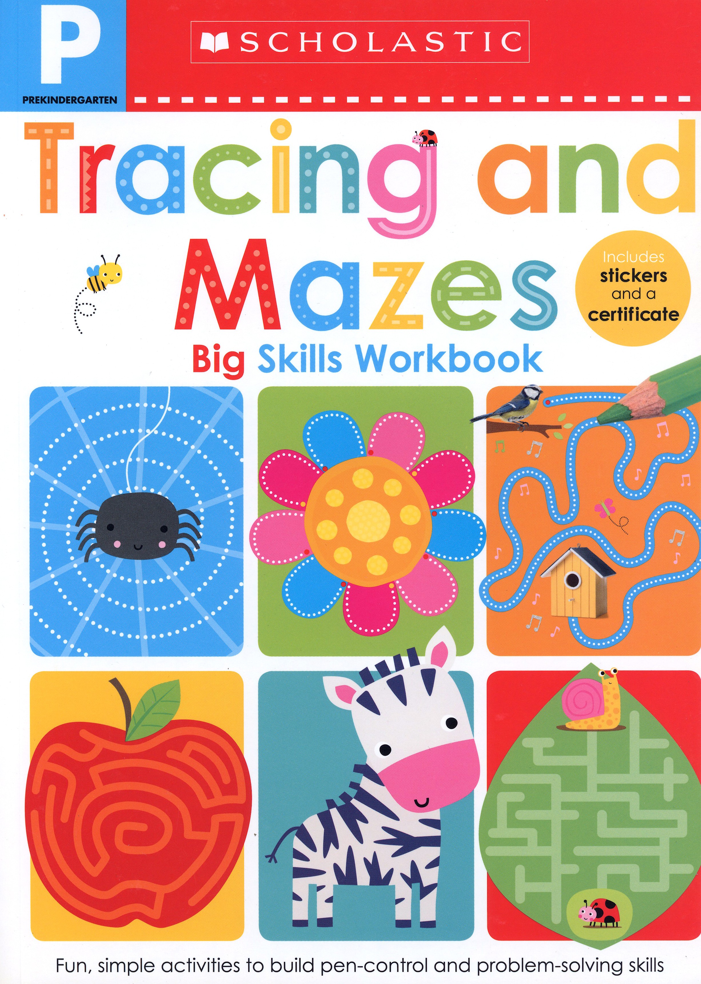 

Tracing And Mazes Big Skills Workbook