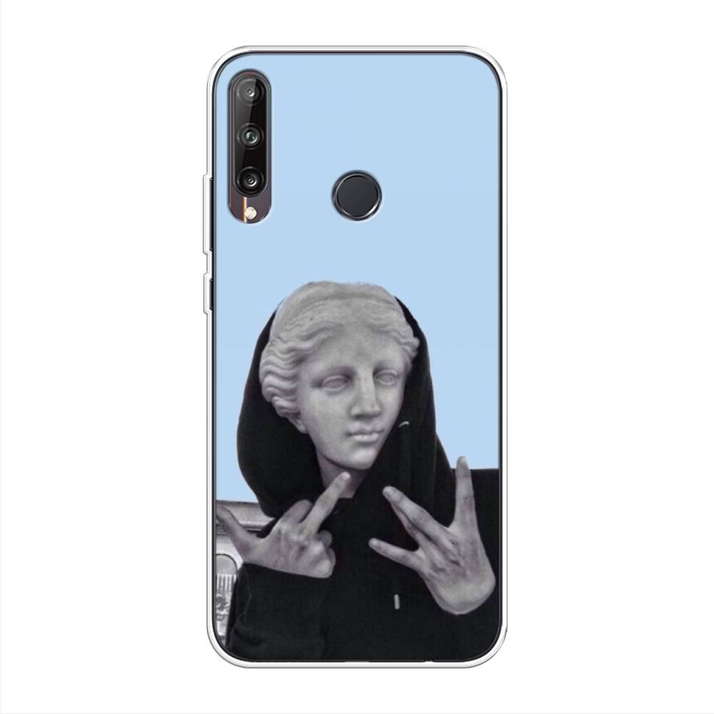 

Чехол Awog на Huawei P40 lite E "SWAG статуя", Голубой, 612450-9