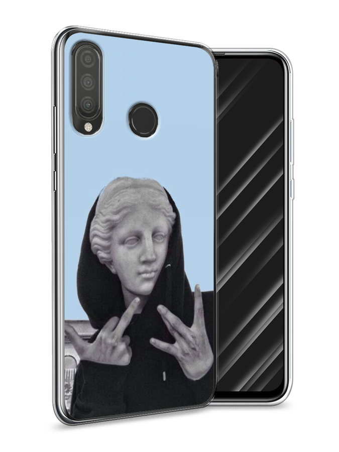 

Чехол Awog на Huawei P30 Lite "SWAG статуя", Голубой, 67950-9