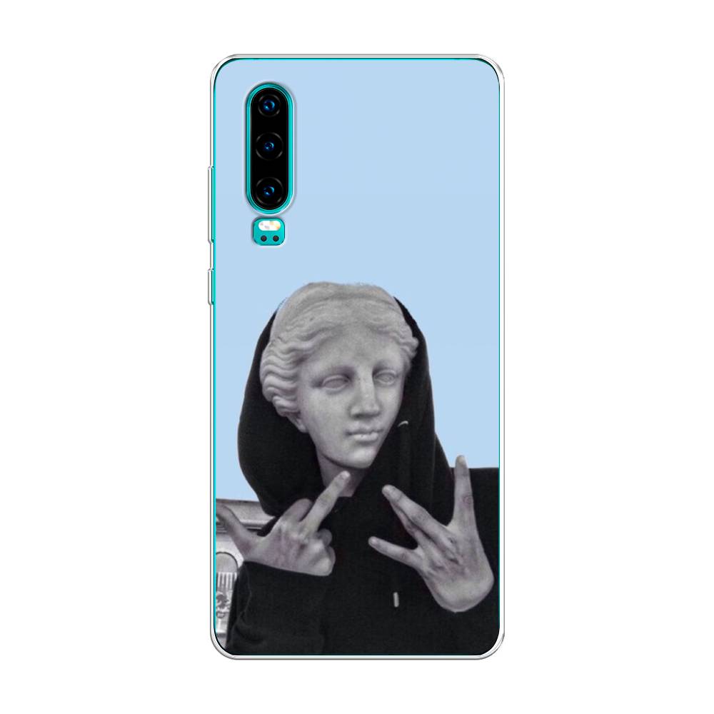 

Чехол Awog на Huawei P30 "SWAG статуя", Голубой, 68550-9