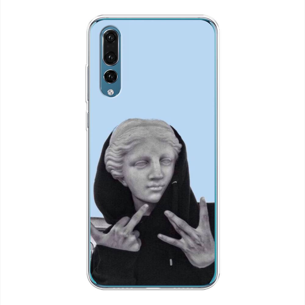 

Чехол Awog на Huawei P20 Pro "SWAG статуя", Голубой, 65050-9