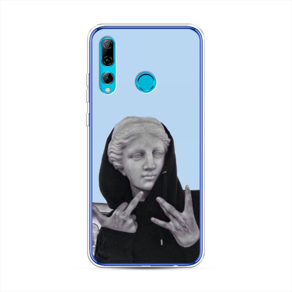 

Чехол Awog на Huawei P Smart Plus 2019 "SWAG статуя", Голубой, 69250-9