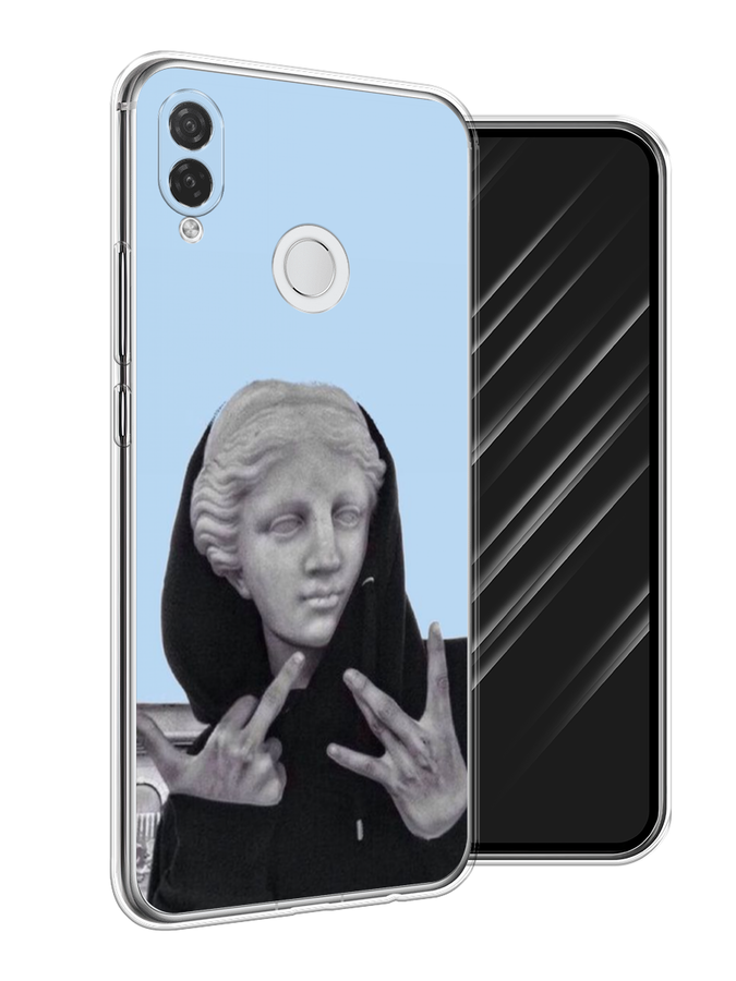 

Чехол Awog на Huawei P Smart Plus "SWAG статуя", Голубой, 68250-9