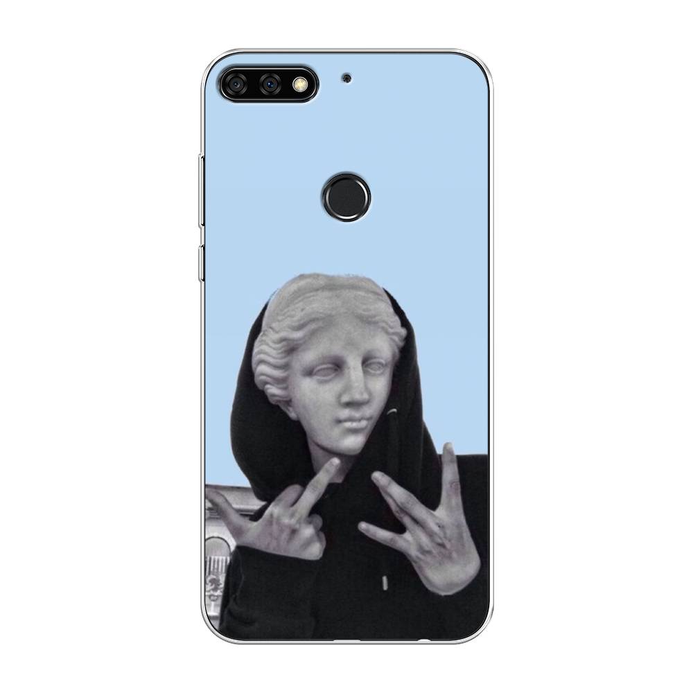 

Чехол Awog на Huawei Nova 2 Lite "SWAG статуя", Голубой, 64650-9