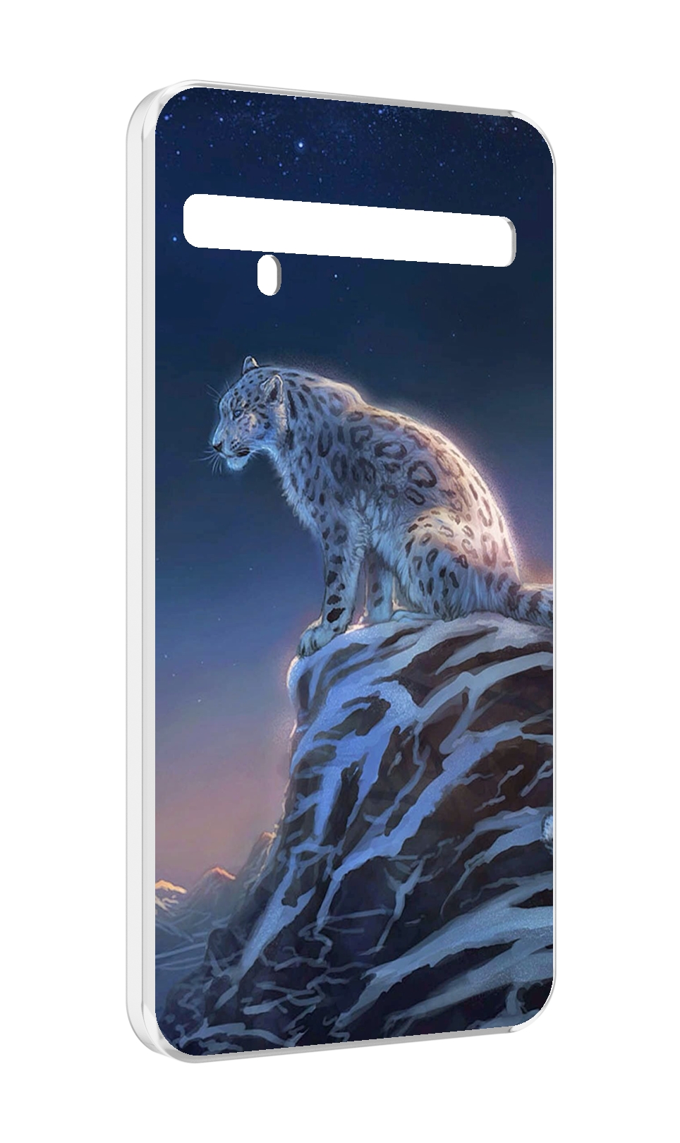 

Чехол MyPads Одинокий-Барс для TCL 10 Pro / TCL 10 + Plus, Прозрачный, Tocco