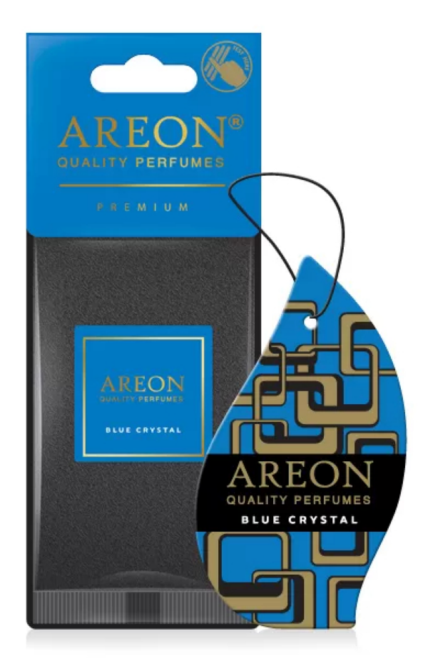 

Ароматизатор Картонный Подвесной Голубой Кристалл AREON арт. AREPREMBLUECR