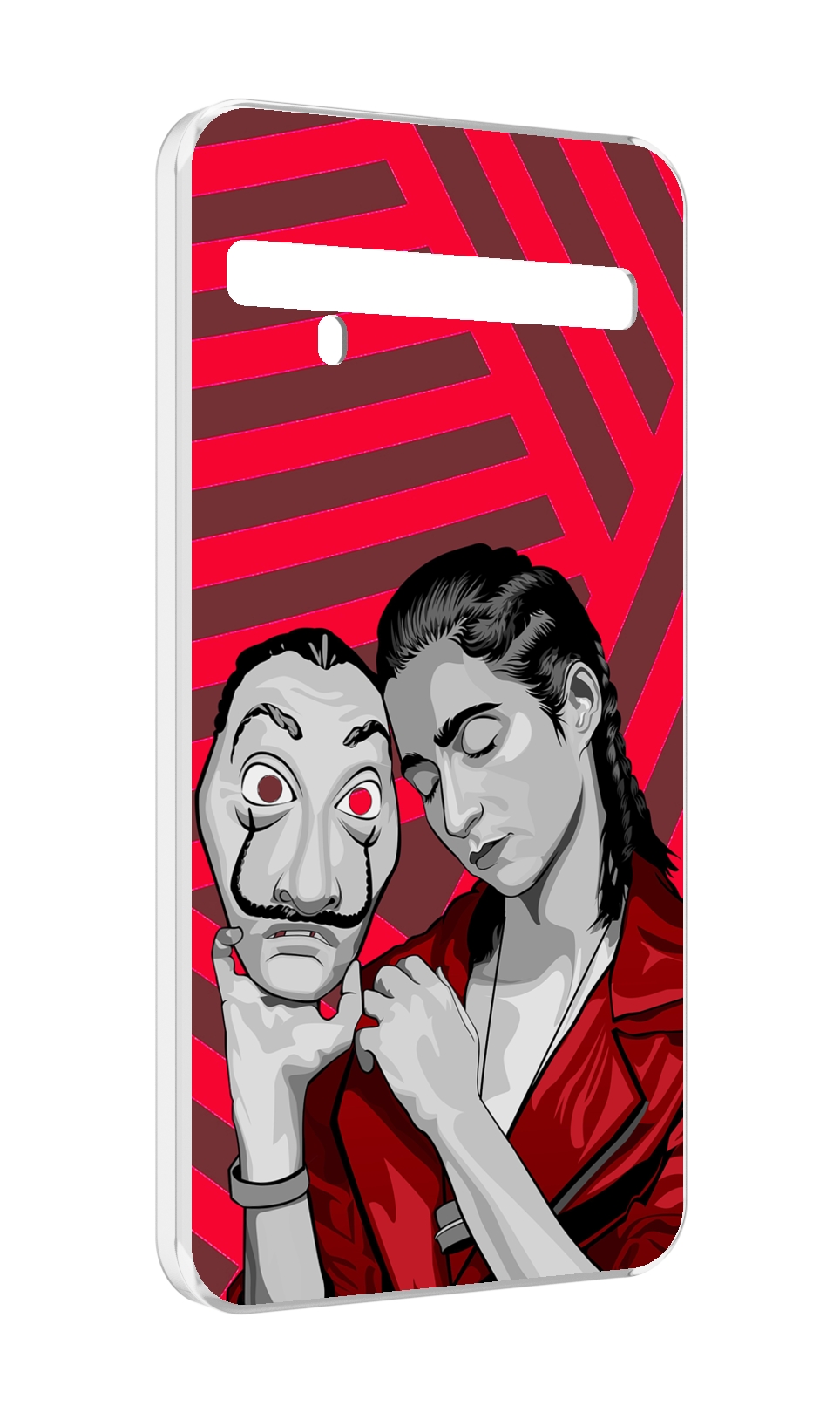 

Чехол MyPads Найроби-бумажного-дома для TCL 10 Pro / TCL 10 + Plus, Прозрачный, Tocco