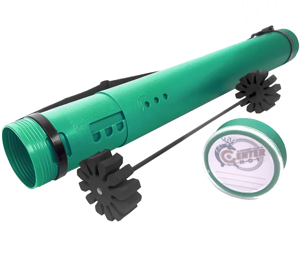 Тубус для стрел Centershot пластиковый с держателем зеленый