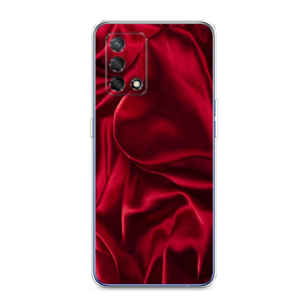 

Чехол Awog на OPPO A74 4G/F19 "Текстура красный шелк", Разноцветный, 256050-3