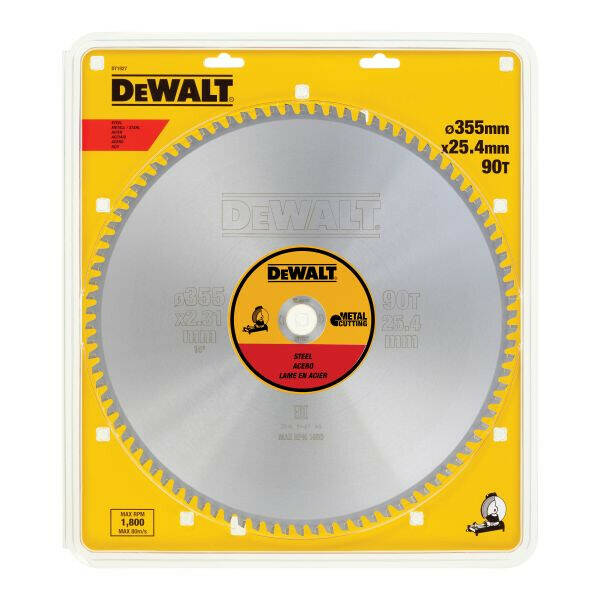 фото Диск пильный dewalt 355х25.4/90 construction dt 1927