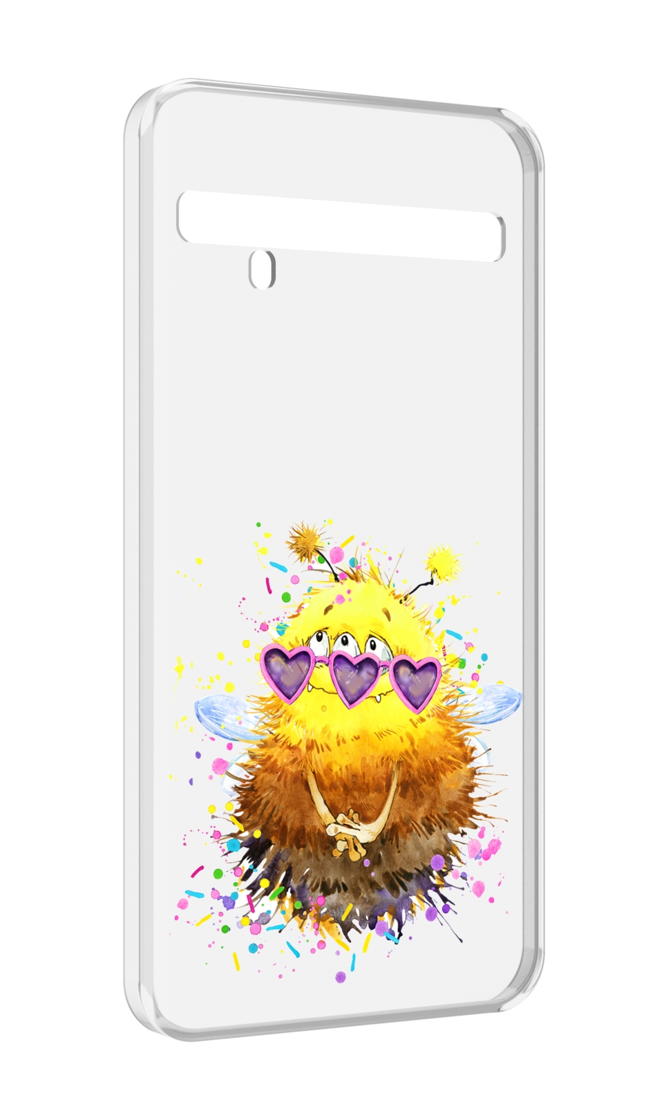 

Чехол MyPads Пушитый шмель для TCL 10 Pro / TCL 10 + Plus, Прозрачный, Tocco