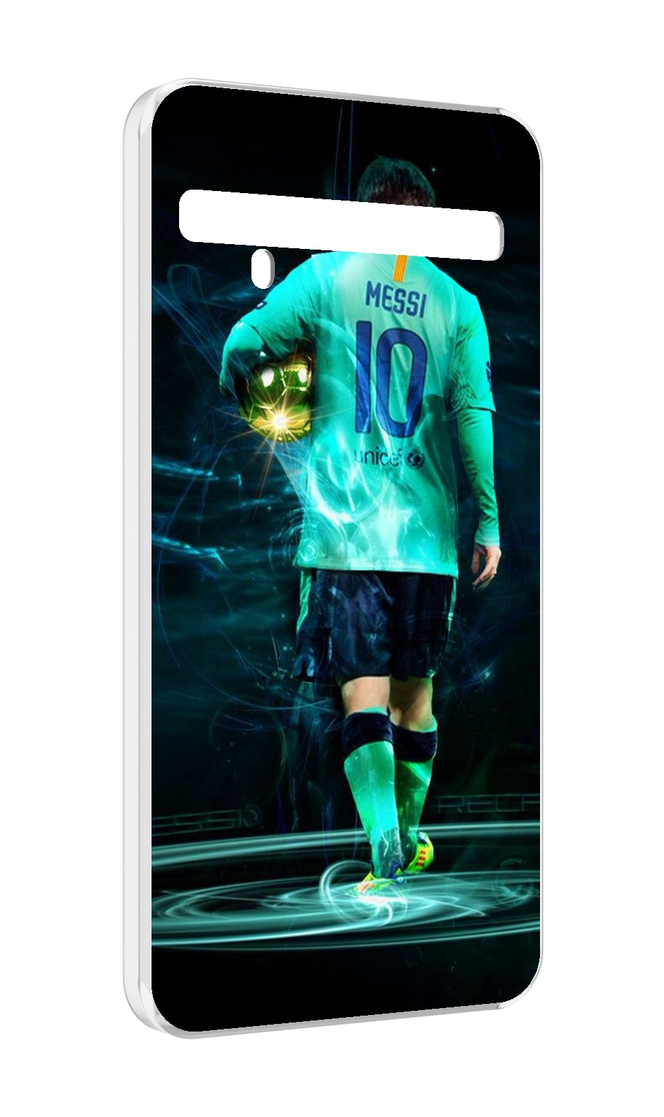 

Чехол MyPads Месси мужской для TCL 10 Pro / TCL 10 + Plus, Прозрачный, Tocco