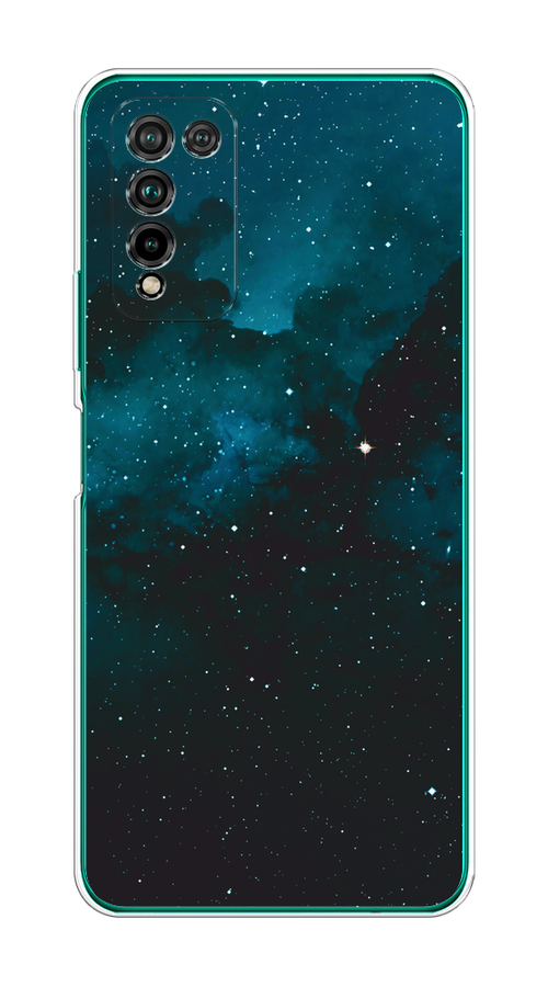 

Чехол на Honor 10X Lite "Синий космос", 6104650-2