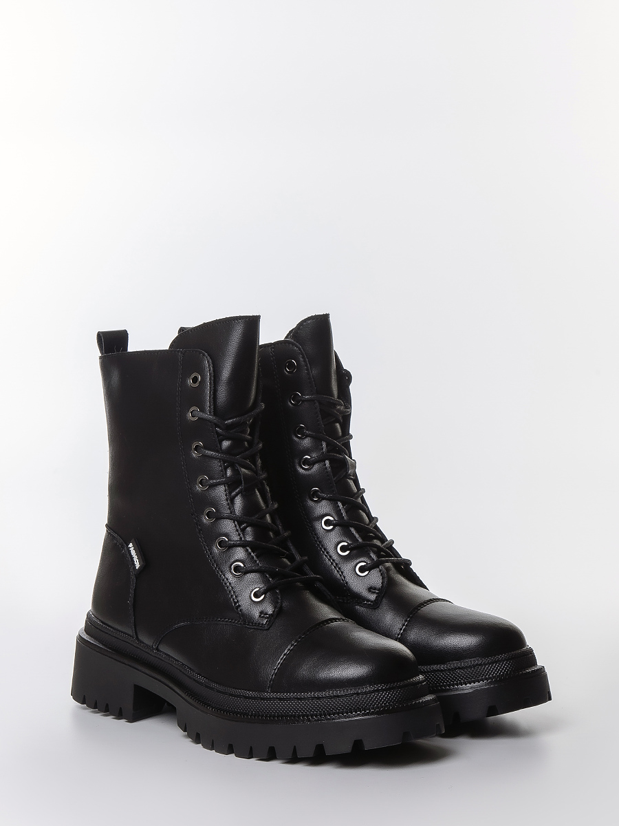 фото Ботинки женские color me 124344-6 black черные 38 ru