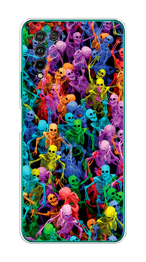 

Чехол на Honor 10X Lite "Вечеринка скелетов", Фиолетовый;желтый;оранжевый, 6104650-6