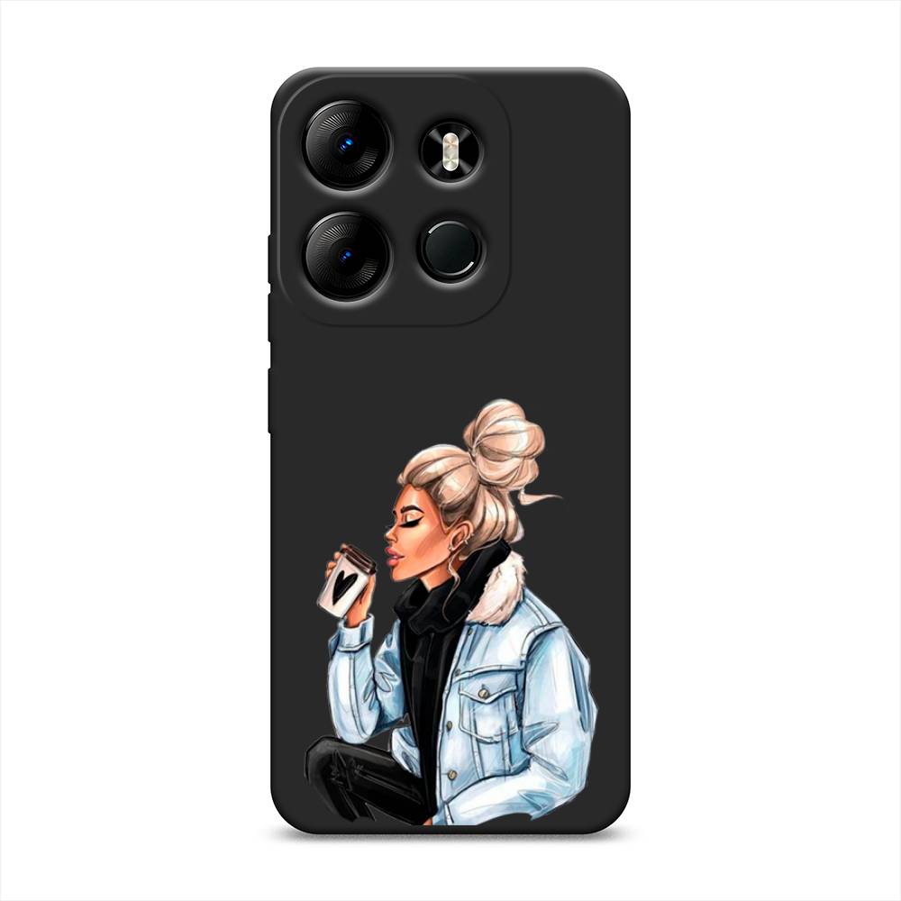 

Чехол Awog на Tecno Spark Go 2023/Pop 7 Pro/Infinix Smart 7 "Cute girl", 303152-1