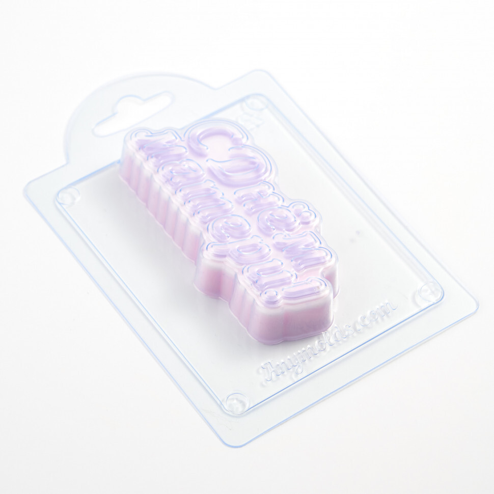 

Форма для шоколада пластиковая AnyMolds с днем матери!, Прозрачный
