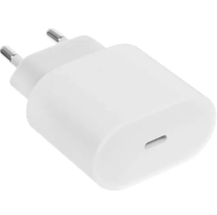Сетевое зарядное устройство Apple USB-C 20W, белый (MHJE3ZM/A), адаптер питания, быстрая з