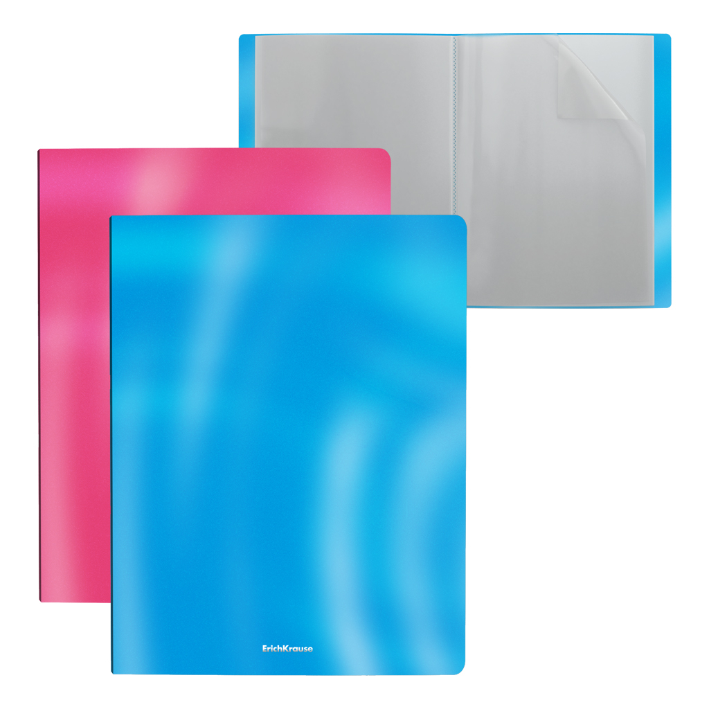 

Папка файловая ErichKrause Glossy Bubble Gum Арома 54896 пластиковая, 20 карманов, A4, 54896