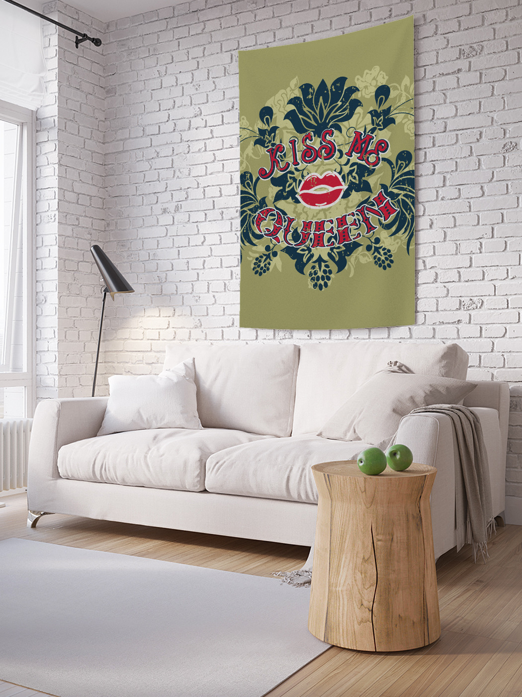 

Вертикальное фотопанно на стену JoyArty Поцелуй меня королева 100x150 см, Поцелуй меня королева