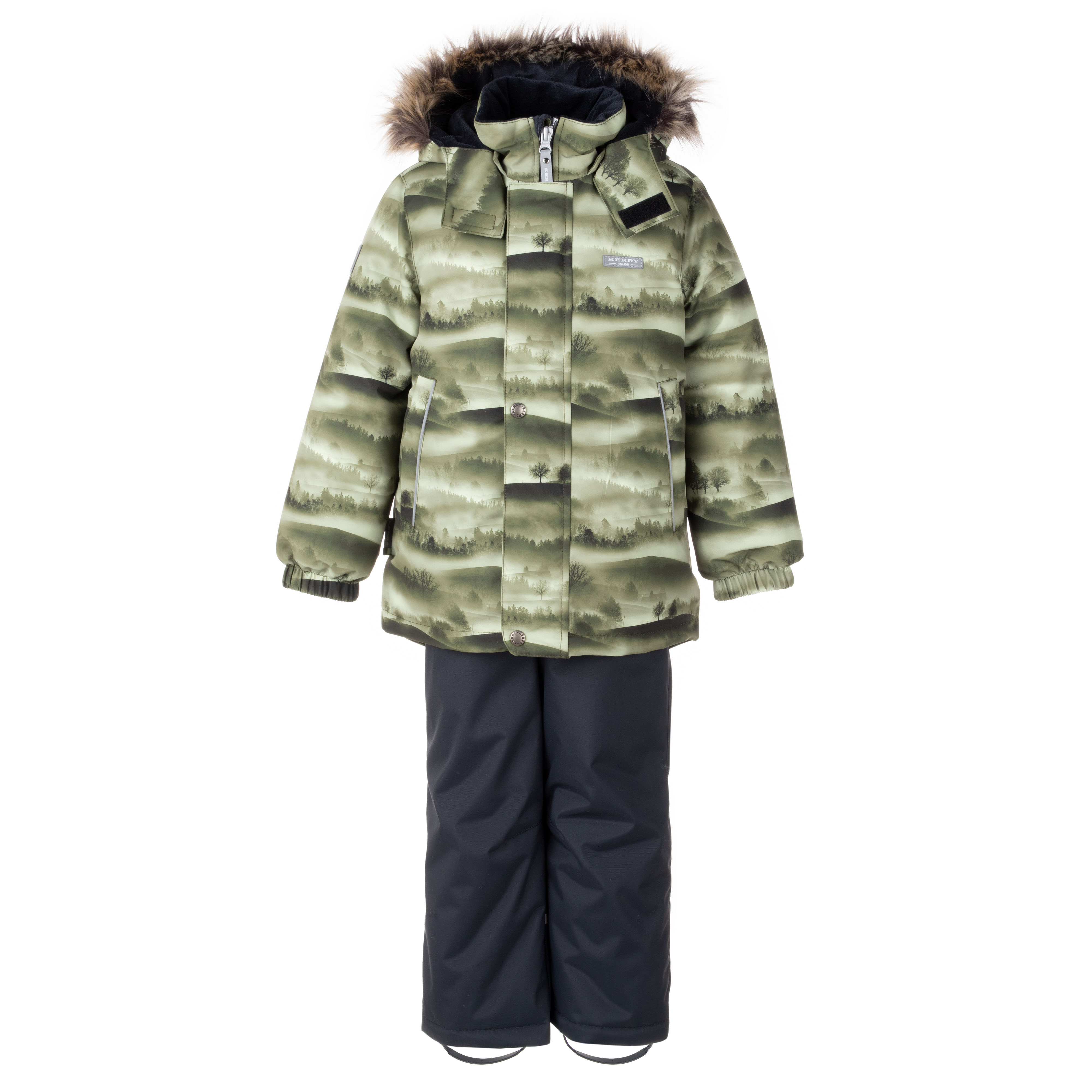 

Комплект верхней одежды детский KERRY K23420 D, 3382, 140, Зеленый, K23420 D