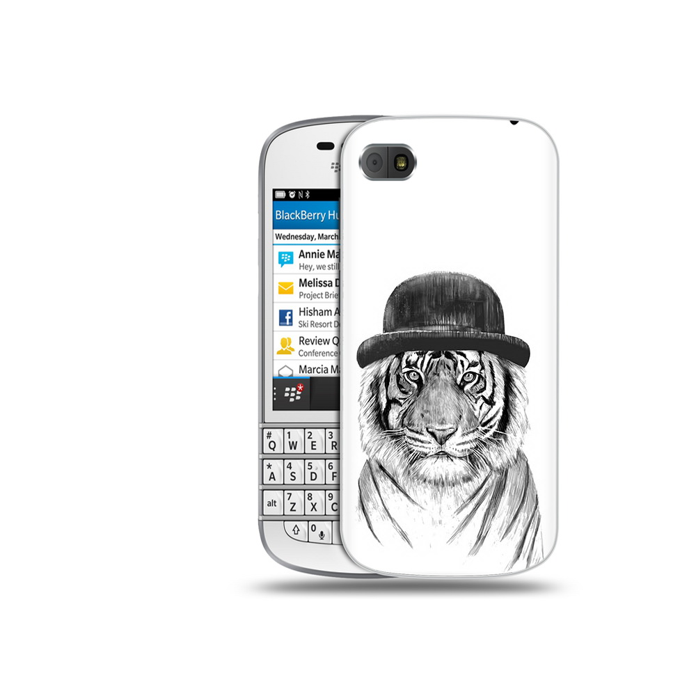 

Чехол MyPads Tocco для BlackBerry Q10 тигр британец, Прозрачный, Tocco