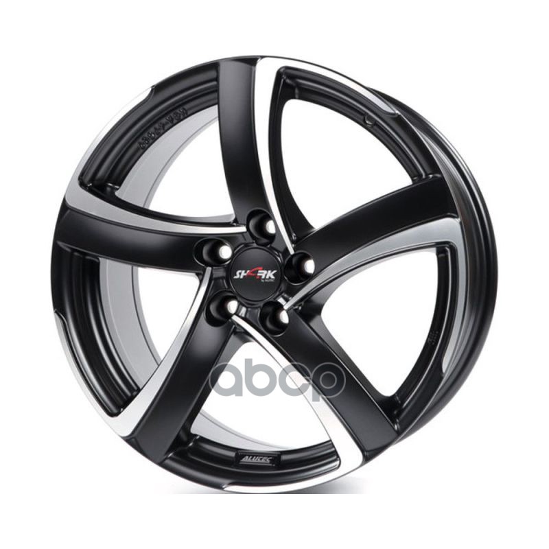 Колесный диск ALUTEC, Shark 7.5x17/5x112ET38 70.1 RacingBlackFrontPolishedMp