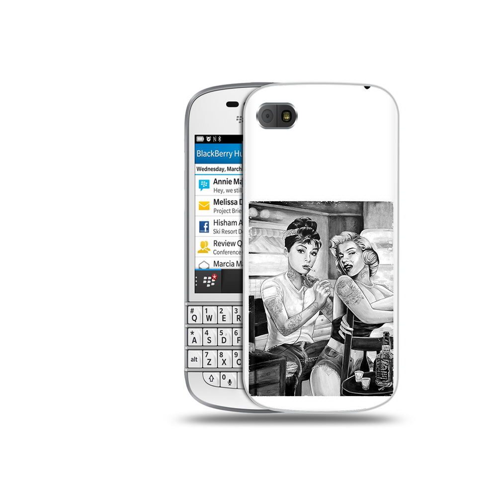 

Чехол MyPads Tocco для BlackBerry Q10 тату мастер, Прозрачный, Tocco