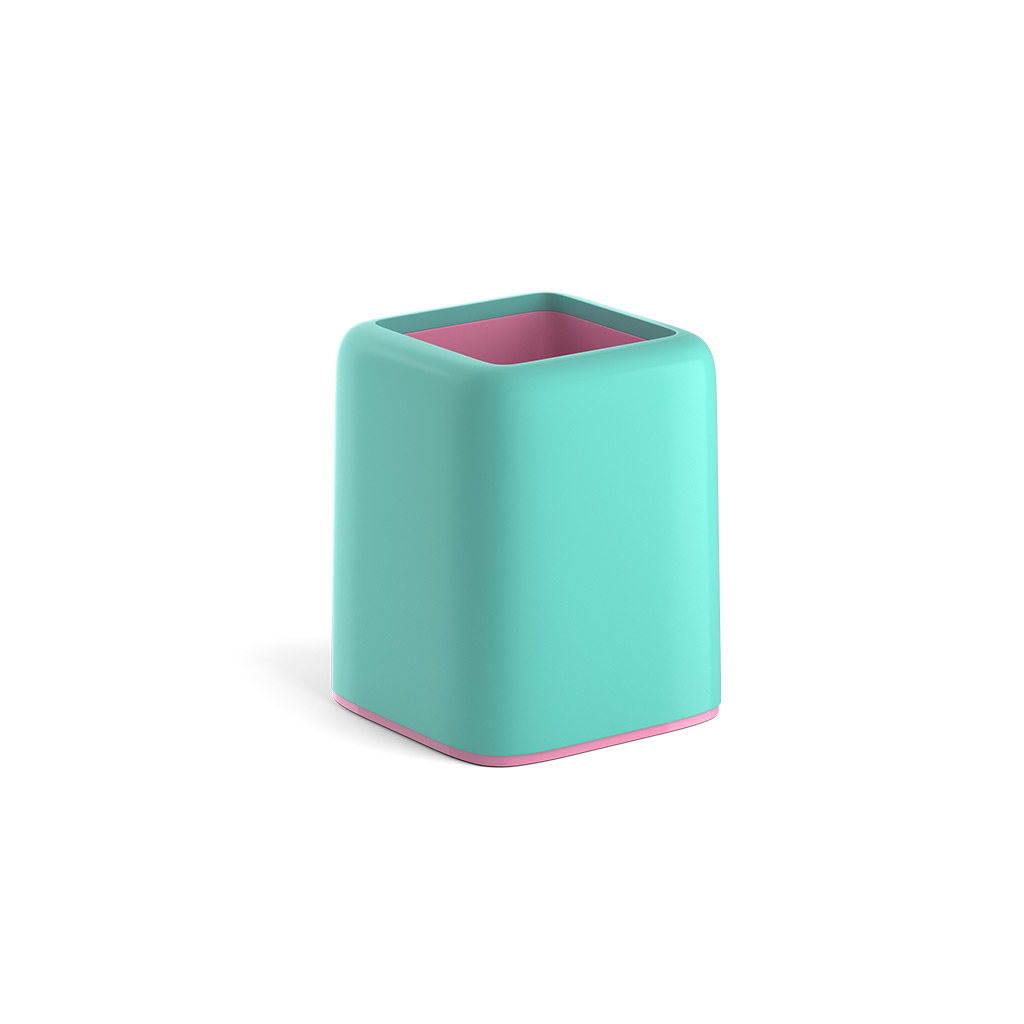 

Подставка пластиковая для пишущих принадлежностей ErichKrause Forte Pastel Mint (53688)