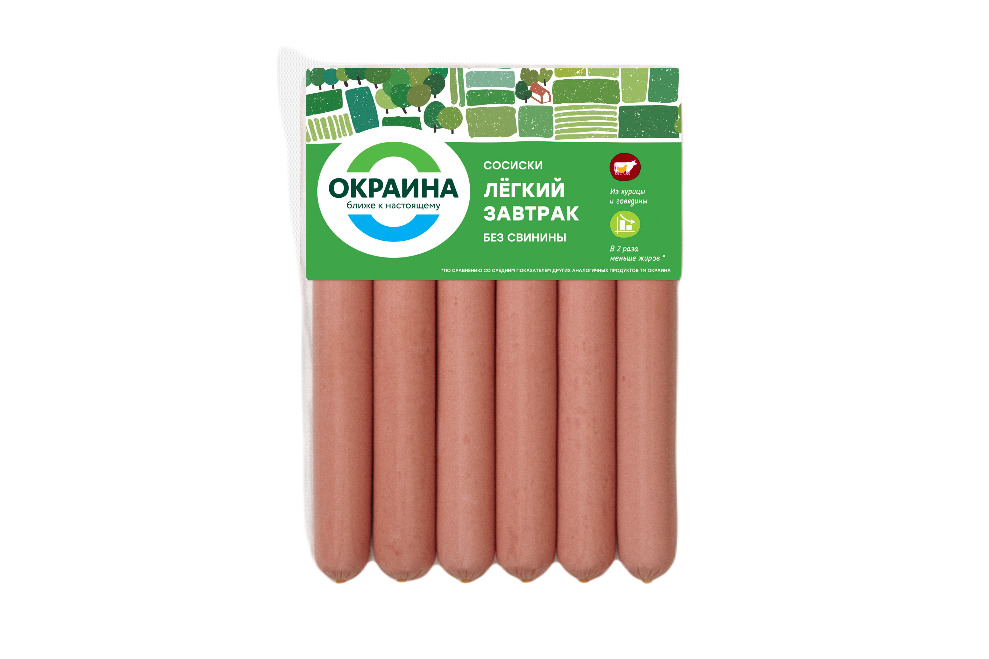 

Сосиски "Лёгкий завтрак" без свинины защ/атм 280г шт