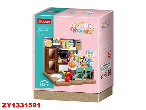 

Конструктор Sluban серия MiNi Handcraft Мой уютный дом 178 деталей