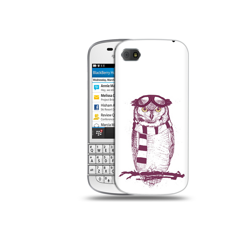 

Чехол MyPads Tocco для BlackBerry Q10 сова-летчик, Прозрачный, Tocco