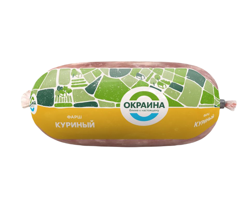 

Фарш Куриный Окраина замороженный 500г