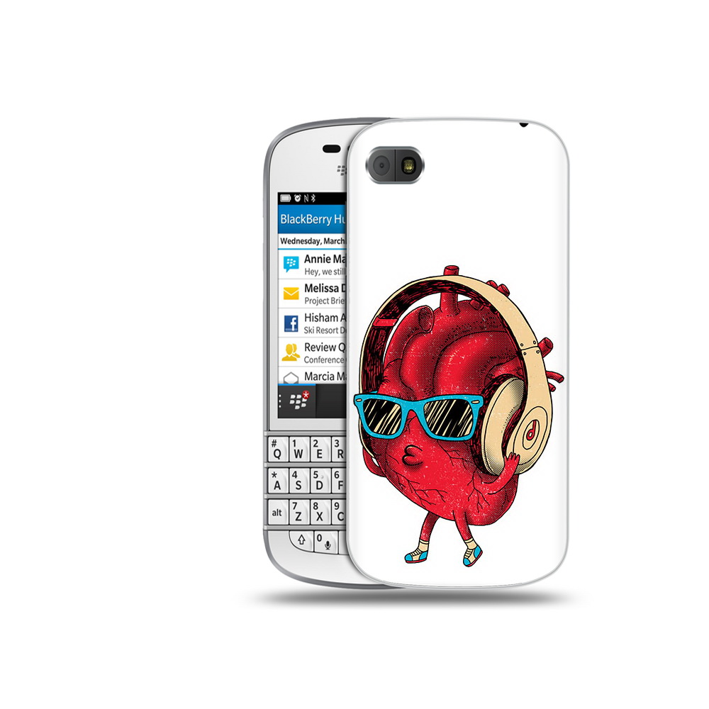 

Чехол MyPads Tocco для BlackBerry Q10 слушай сердце, Прозрачный, Tocco