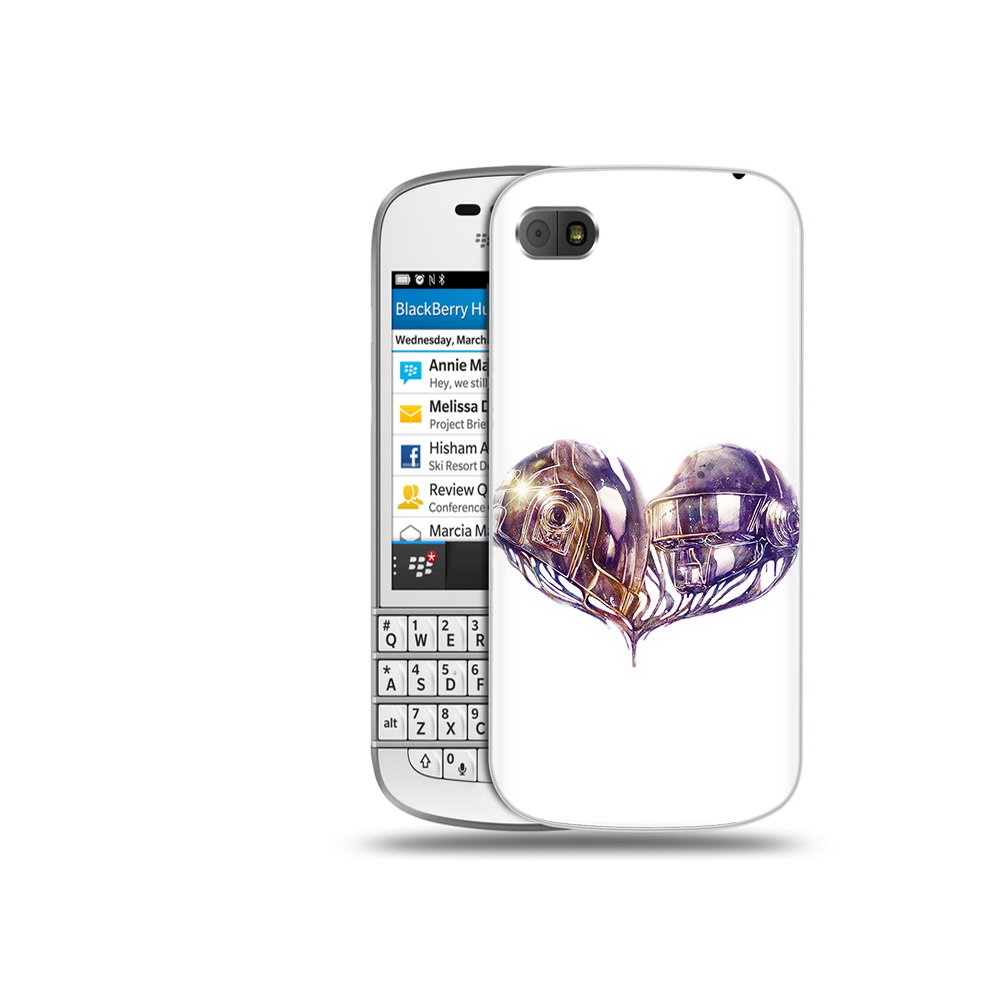 

Чехол MyPads Tocco для BlackBerry Q10 сердце абстракция, Прозрачный, Tocco