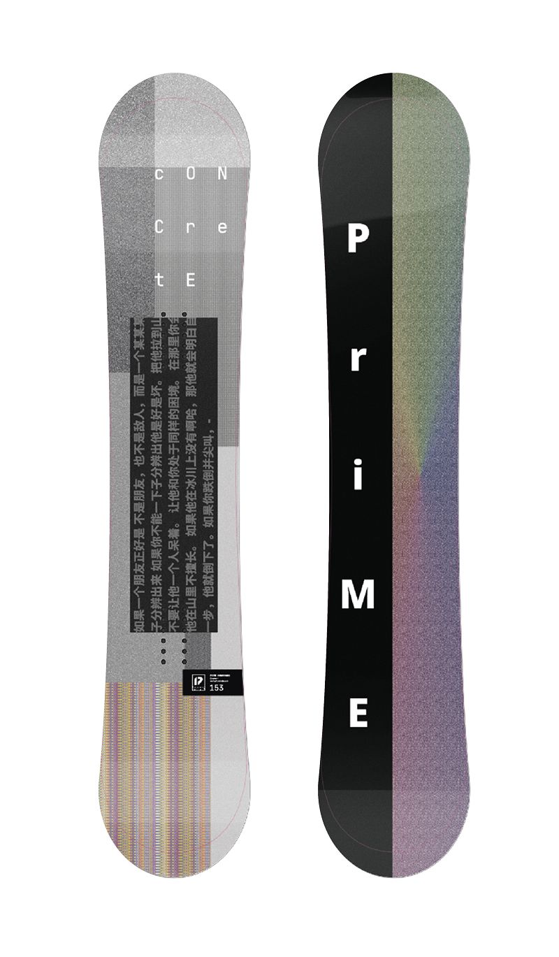 Сноуборд PRIME CONCRETE C6 разноцветный 160 см 2023-2024