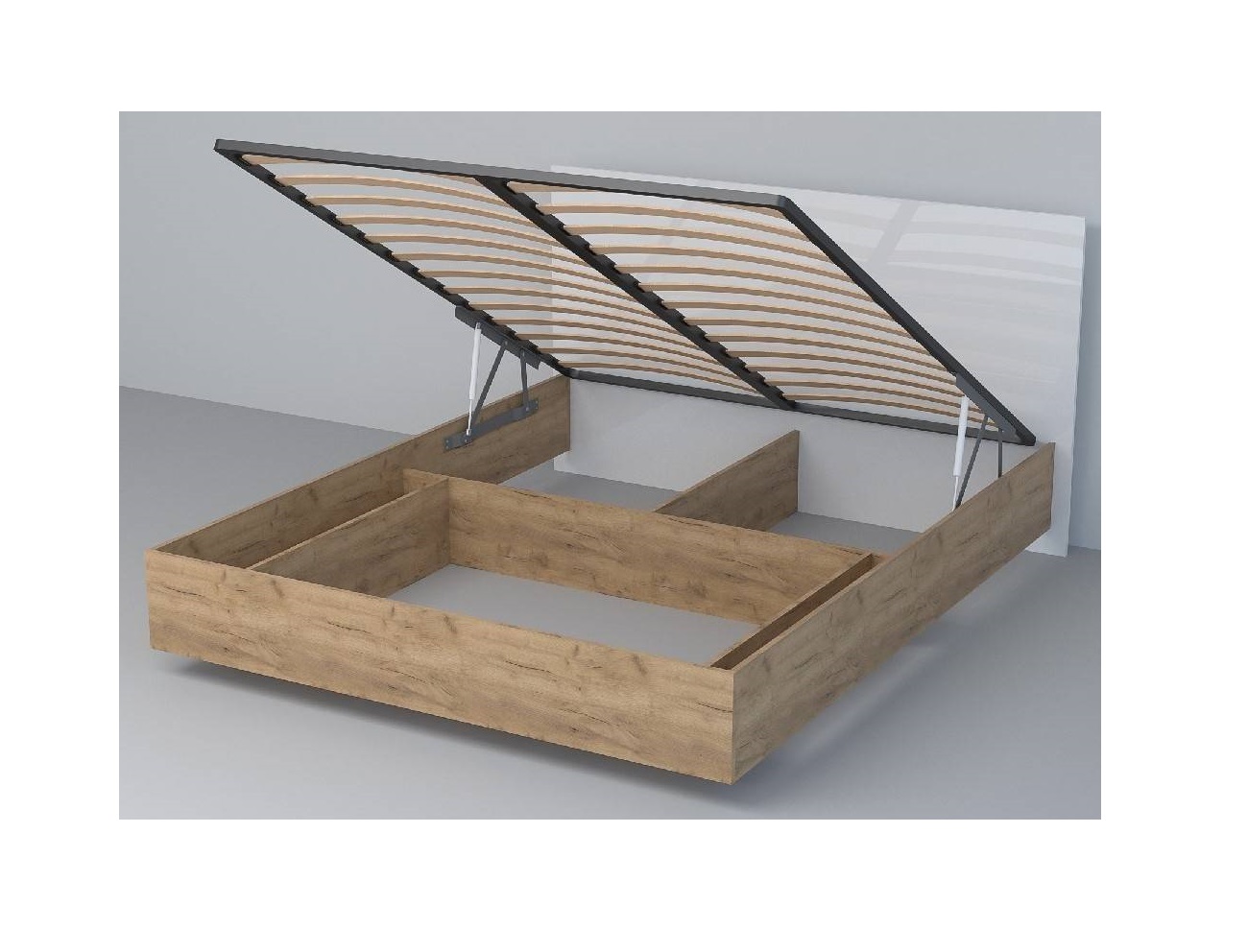 

Диал Кровать 1,6 арт.031 (ЛДСП) ПМ, Коричневый;белый, 1205232739