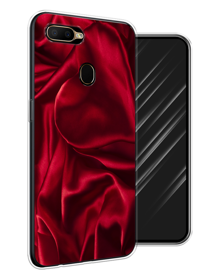 

Чехол Awog на Oppo A5s "Текстура красный шелк", Разноцветный, 252350-3