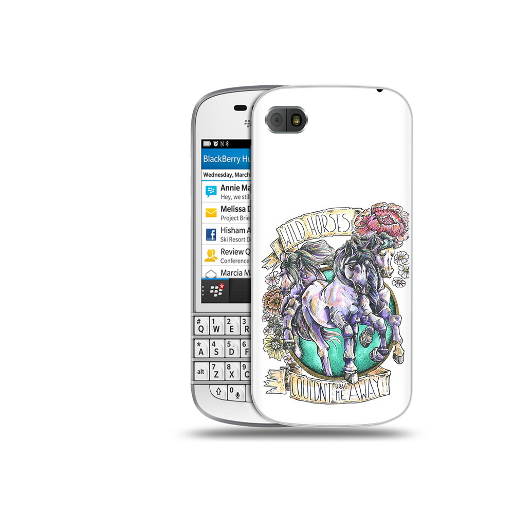 

Чехол MyPads Tocco для BlackBerry Q10 рисунок коней в цветах, Прозрачный, Tocco