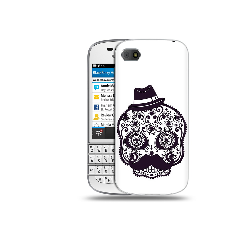 

Чехол MyPads Tocco для BlackBerry Q10 разрисованный скелет, Прозрачный, Tocco