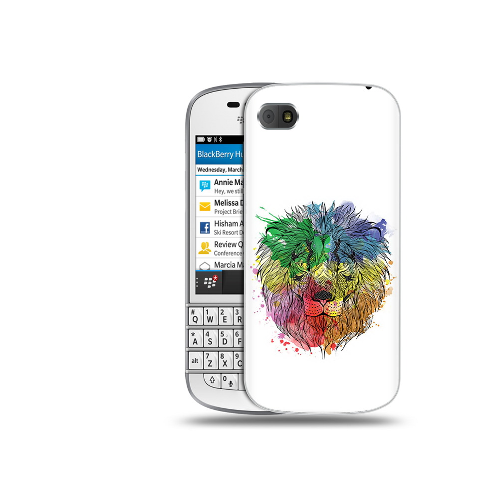 

Чехол MyPads Tocco для BlackBerry Q10 разноцветный гордый лев, Прозрачный, Tocco
