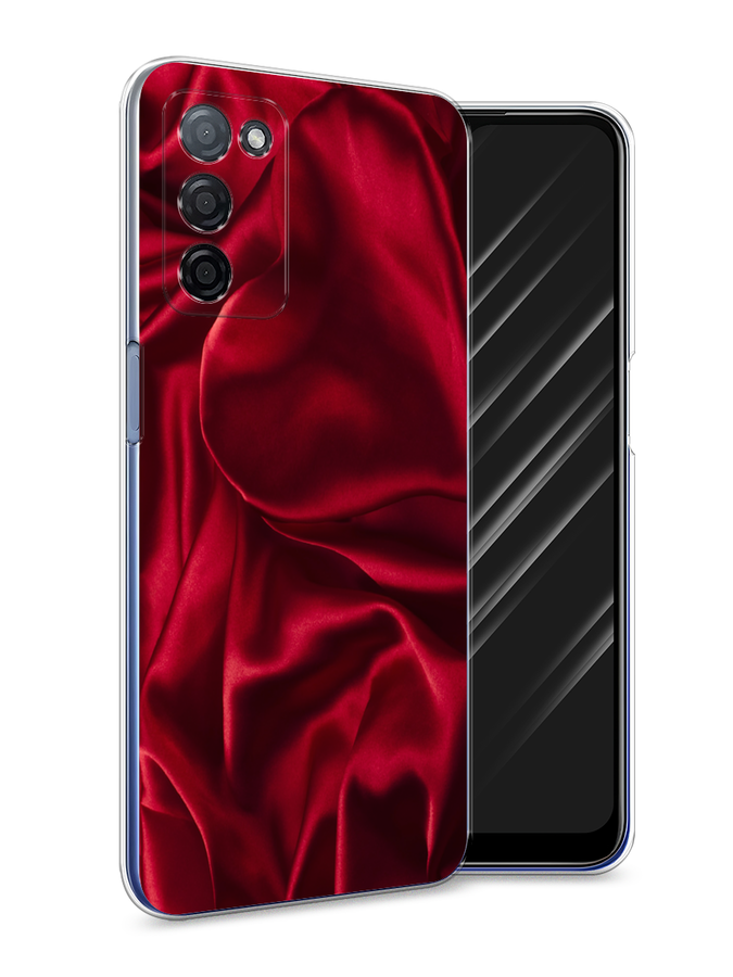 

Чехол Awog на Oppo A55s 5G "Текстура красный шелк", Разноцветный, 2510150-3