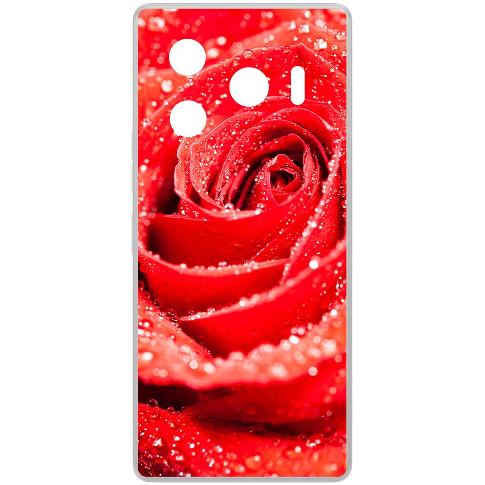 

Чехол-накладка Krutoff Clear Case Роза для TECNO Camon 30 Pro 5G, Прозрачный