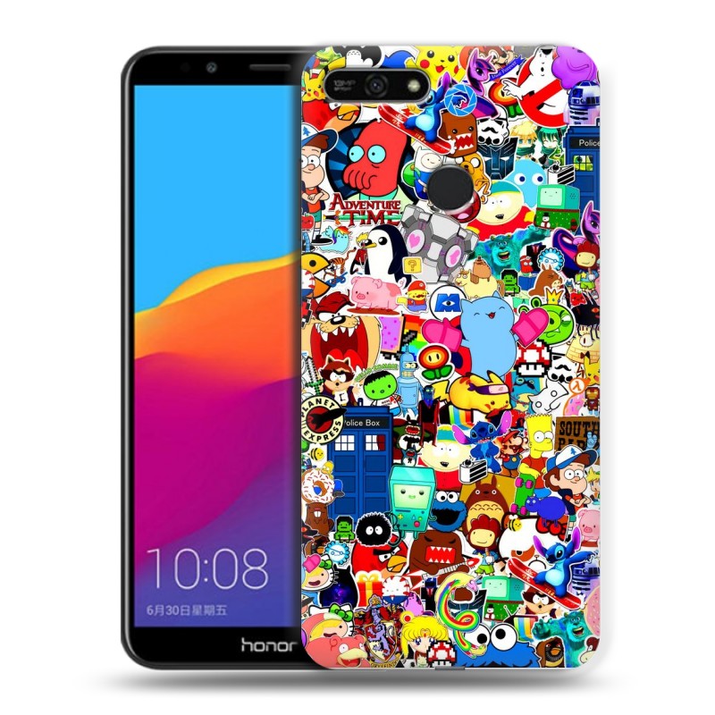 

Пластиковый транспарентный чехол для Huawei Honor 7A Pro/7C/Y6 Prime (2018), 58360