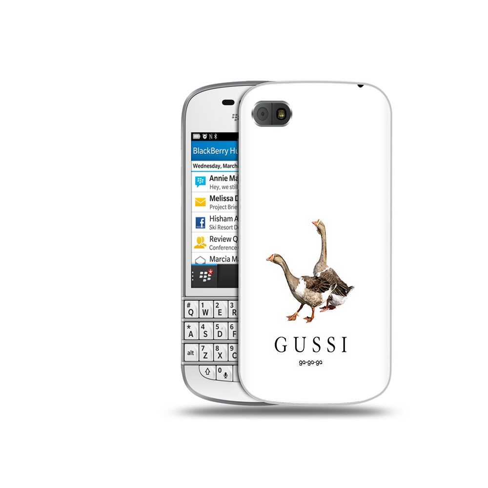 

Чехол MyPads Tocco для BlackBerry Q10 Гусси бренд, Прозрачный, Tocco